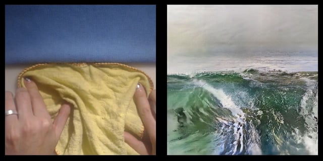 Learning to See: Gloomy Sunday by Memo Akten, video still, 2017.